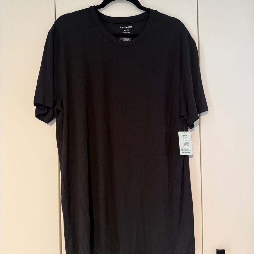 Tommy John Classic Black Short Sleeve Tee